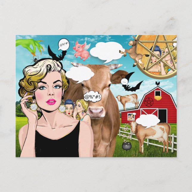 The Gossips Postcard (Front)