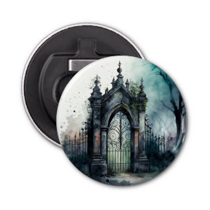 The Gothic Cemetery Gate Series Design 11 Bottle Opener