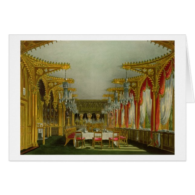 The Gothic Dining Room at Carlton House from Pyne' (Front Horizontal)