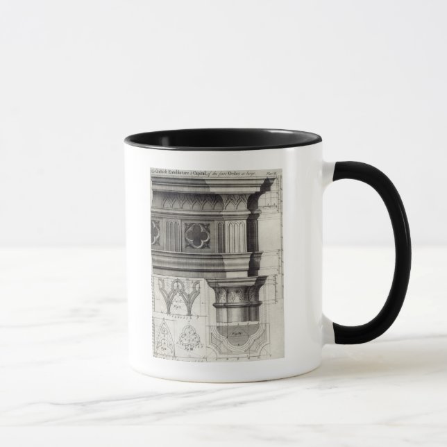 The Gothic Entablature Mug (Right)