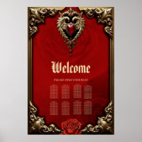 The gothic heart of fire and gold.