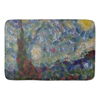 The Gourdy Night Starry Fine Art Spoof Bath Mat