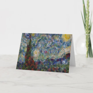 The Gourdy Night Starry Fine Art Spoof Card