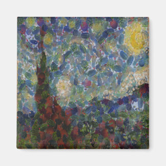 The Gourdy Night Starry Fine Art Spoof Magnet