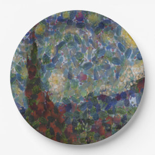 The Gourdy Night Starry Fine Art Spoof Paper Plate