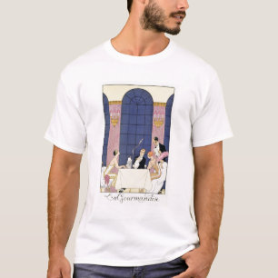 The Gourmands, 1920-30 (pochoir print) T-Shirt