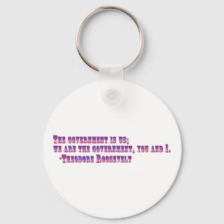 The Government is us Key Ring