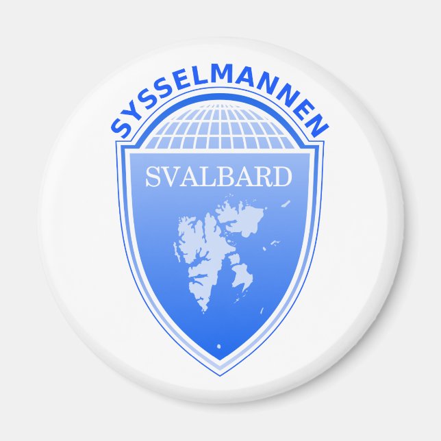 the Governor Svalbard, Norway Magnet (Front)