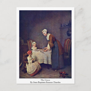 The Grace By Jean-Baptiste Simeon Chardin Postcard
