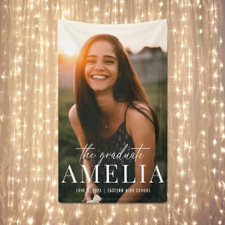 The Graduate | Bold Name Graduation Banner