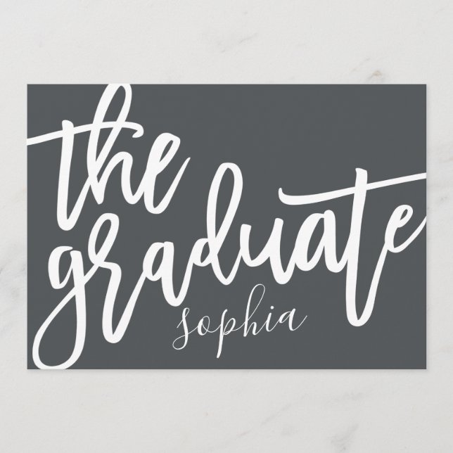 THE GRADUATE INVITATION (Front)