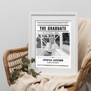 The Graduate Newspaper Template Mulit-Photo Poster