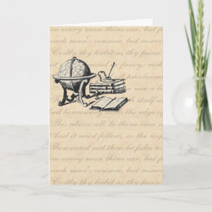 The Graduate Thank You Card In Beige