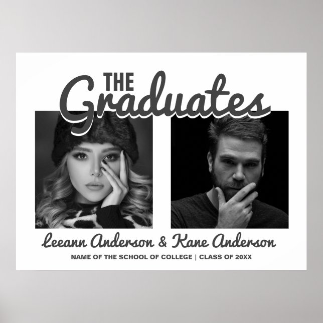 The graduates | Double Graduation Welcome Poster (Front)