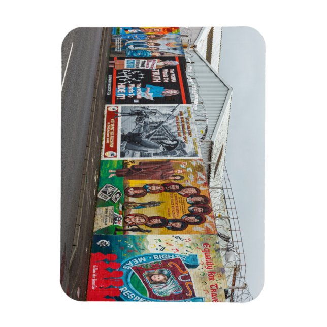The Graffiti in Belfast Ireland Magnet (Vertical)