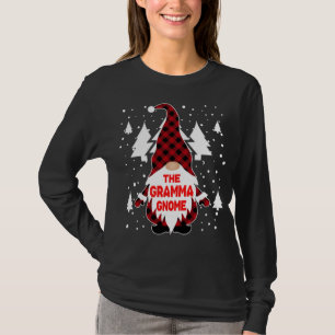 The Gramma Gnome Matching Family Christmas Pajama T-Shirt