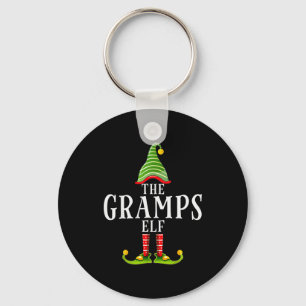The Gramps Elf Funny Matching Pajama Xmas Key Ring