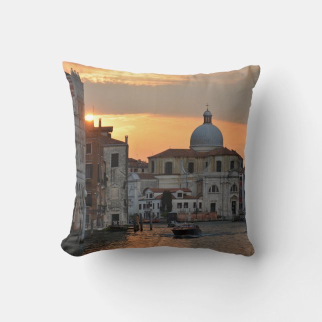The Grand Canal Venice Pillow (Front)