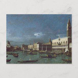 The Grand Canal with the Church of Santa Maria Postcard