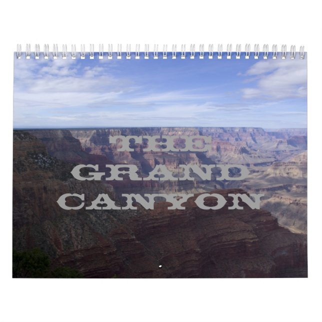 The Grand Canyon Calendar (Cover)