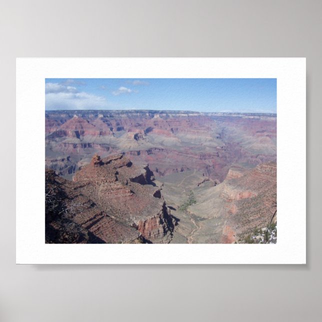 The Grand Canyon Desert Horizon Color Photography Poster (Front)