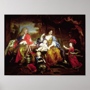 The Grand Dauphin with his Wife Poster