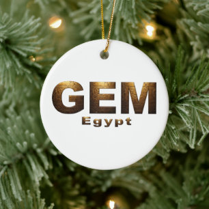 The Grand Egyptian Museum Ceramic Tree Decoration