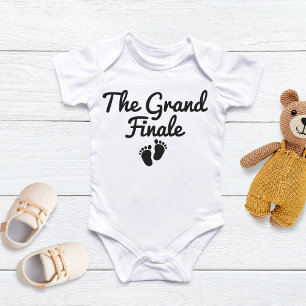 The Grand Finale Last Baby Pregnancy Announcement  Baby Bodysuit