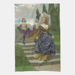 The Grand Lady (by John Collier) Tea Towel