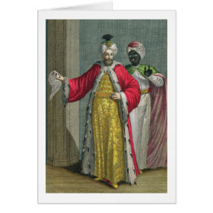 The Grand Lord, in his seraglio with the Kislar Ag