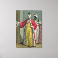 The Grand Lord, in his seraglio with the Kislar Ag
