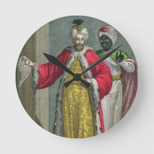 The Grand Lord, in his seraglio with the Kislar Ag Round Clock
