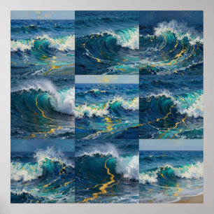 The Grand Pacific Ripple Poster