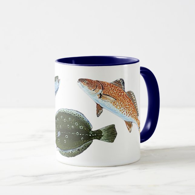 The Grand Slam of Saltwater Fishing Mug (Front Right)
