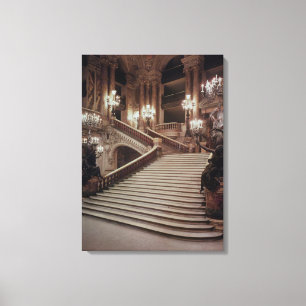 The Grand Staircase of the Opera-Garnier Canvas Print