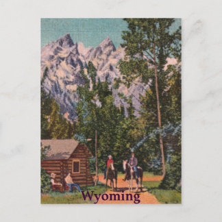 The Grand Tetons - Wyoming Postcard