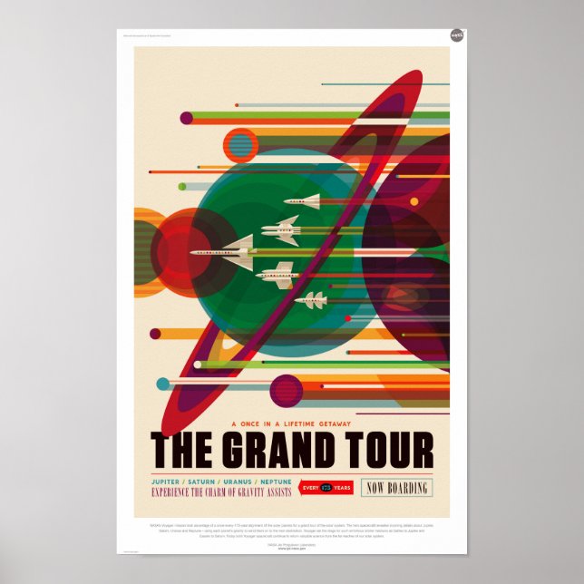 The Grand Tour of Space Poster (Front)