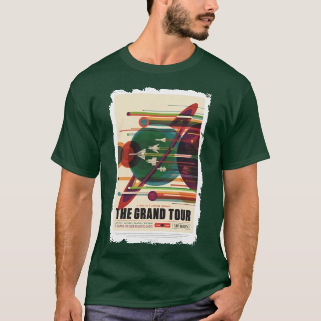 The Grand Tour - Retro NASA Travel Poster Shirt (Front)