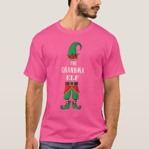 The Grandma Elf Christmas Family Matching Group Id T-Shirt