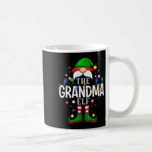 The Grandma Elf Christmas Family Pajama Party Coffee Mug