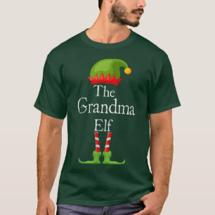 The Grandma Elf Matching Family Holidays T-Shirt