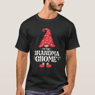 The Grandma Gnome Funny Family Matching Group T-Shirt