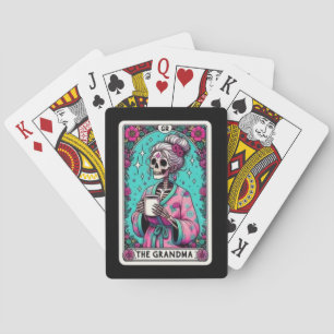 The Grandma's Skeleton Tarot Poker Cards