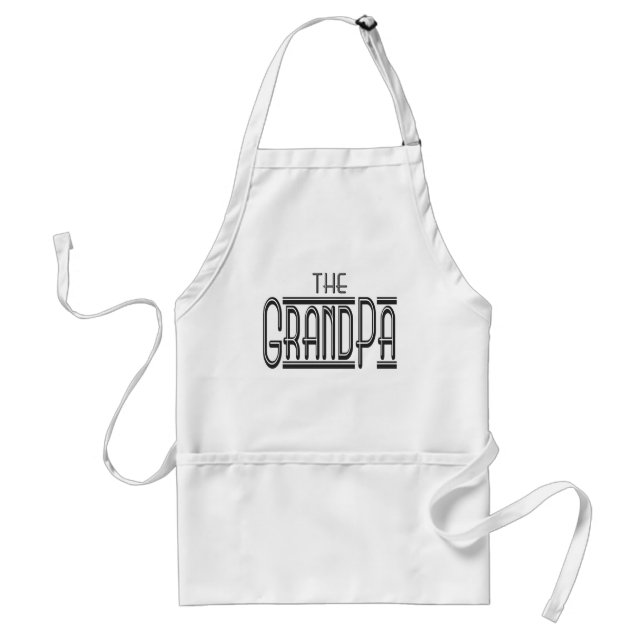 "THE" Grandpa Quirky BBQ Apron (Front)