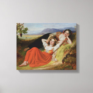 The Grape Harvest Canvas Print