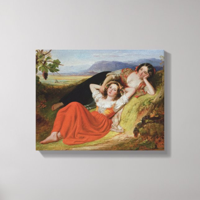 The Grape Harvest Canvas Print (Front)