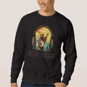 The Grass Is Blue In New York Vintage Bear Banjo P Sweatshirt
