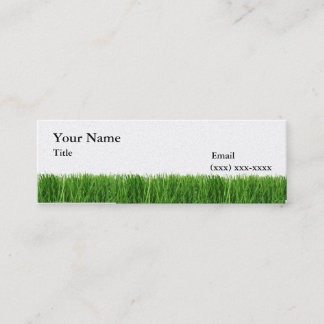 The Grass is Greener Mini Calling Card