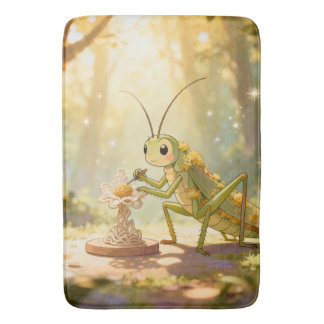 The Grasshopper and the Nectar Artwork.1 Bath Mat