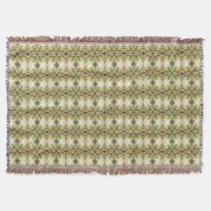 The Grasshopper and the Nectar Artwork Throw Blanket